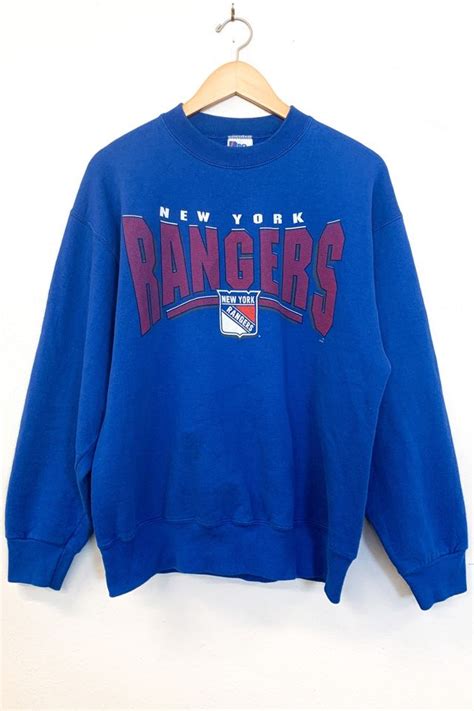 Score a Style Goal with Vintage New York Rangers Sweatshirt